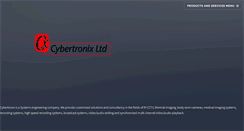 Desktop Screenshot of cybertronix.co.uk