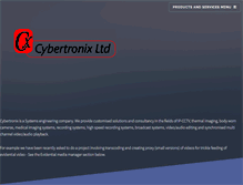 Tablet Screenshot of cybertronix.co.uk